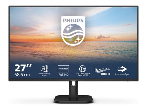 ECRAN 27" IPS 1920 x 1080 Full HD (1080p) @ 100 Hz -1ms HDMI VGA - INCLINAISON
