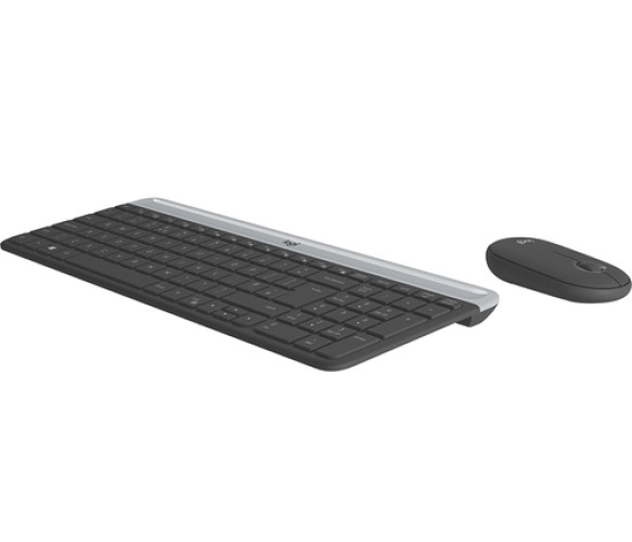 CLAVIER & SOURIS LOGITECH MK470 Ultra-Slim s/fil USB * Noir