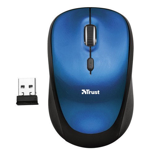 TRUST Pack 2-en-1 HOUSSE 15,6 +SOURIS s/fil * Noir/Bleu