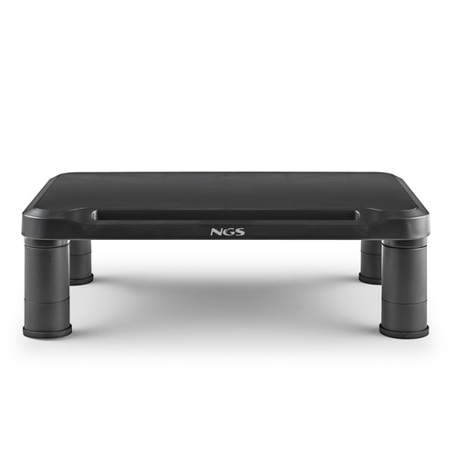 Support/Réhausseur à poser NGS Screen Stand pour écran 20kg max Noir