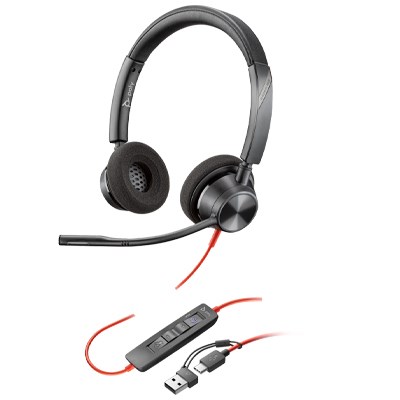 Poly BW 3320 Stereo USB-C HS +USB-C/A