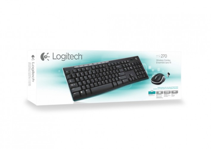 CLAVIER & SOURIS LOGITECH MK270 Desktop Optical s/fil * RETAIL
