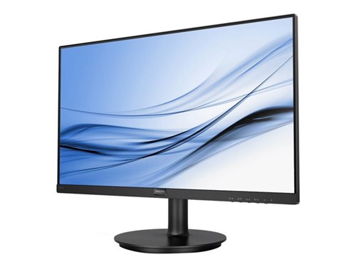 Écran PHILIPS 21.5" 1920 x 1080, Dalle VA, Luminosité : 200 cd/m² 4000:1, 4 ms, HDMI / VGA, Haut-parleurs, Noir texturé