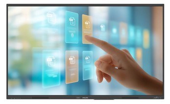 75" E-Line, UHD, Android 14 EDLA, IR touch, USB-C