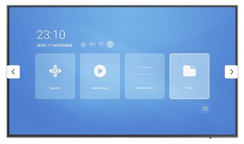 Ecran d'affichage dynamique SpeechiDisplay 55" Android 8 UHD