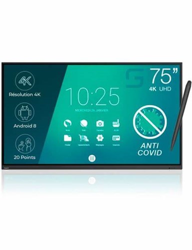 ST-75-UHD-AND-HP-007-S-LTM* Superglass 75" Wifi+licence inclus