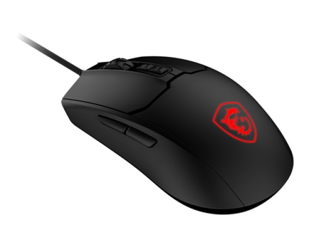 SOURIS MSI Forge GM100 GAMING 6400dpi ambidextre filaire USB * Noir