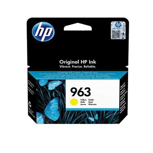 HP 963 - Cartouche encre Jaune - 10 ml - 700 pages (MC50)