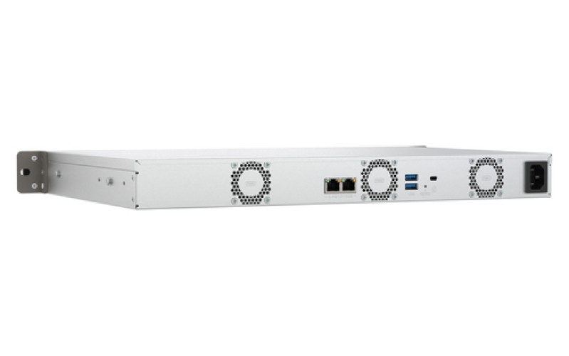 NAS QNAP TS-433-EU 1U Quad 2,0GHz 4Go 4xSATA3 2,5 GbE rackable