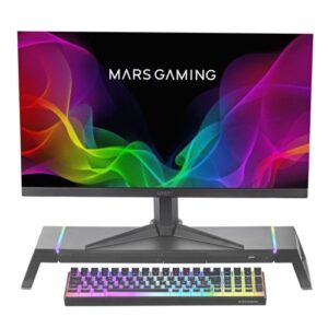 Mars Gaming REHAUSSEUR D'ECRAN +Support Tab/Tél. RGB * MGS-ONE (Noir) – Image 2