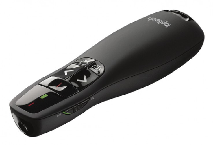LOGITECH R400 Pointeur Laser s/fil (Rouge 15m) +étui * 910-001356