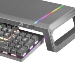 Mars Gaming REHAUSSEUR D'ECRAN +Support Tab/Tél. RGB * MGS-ONE (Noir) – Image 3