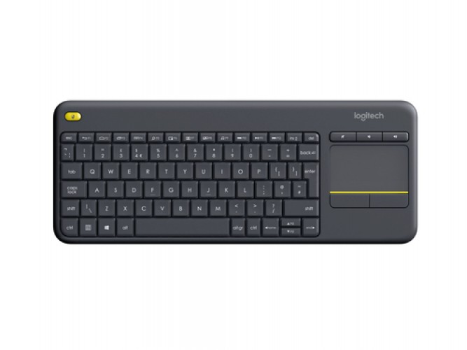CLAVIER LOGITECH K400 Plus Wireless Touchpad KBD Noir * 920-007129