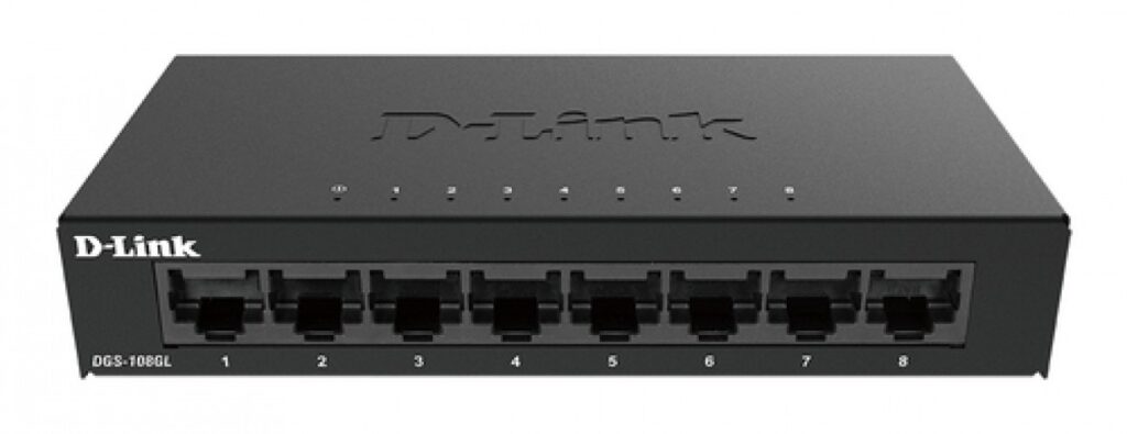 D-LINK DGS-108GL * Switch 8 PORTS 10/100/1000 Boitier Métal